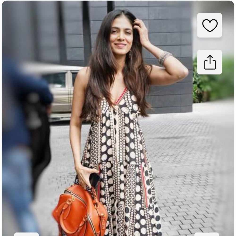Verb by Pallavi Singhee Black and White Maxi Dress